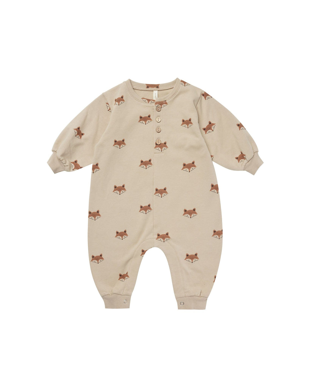 Quincy Mae Jumpsuits & Rompers Relaxed Fleece Jumpsuit - Foxes