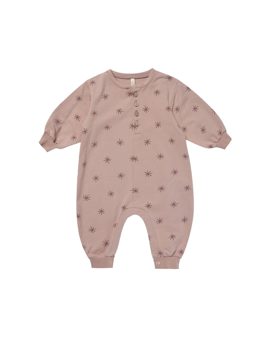 Quincy Mae Jumpsuits & Rompers Relaxed Fleece Jumpsuit - Snow Star
