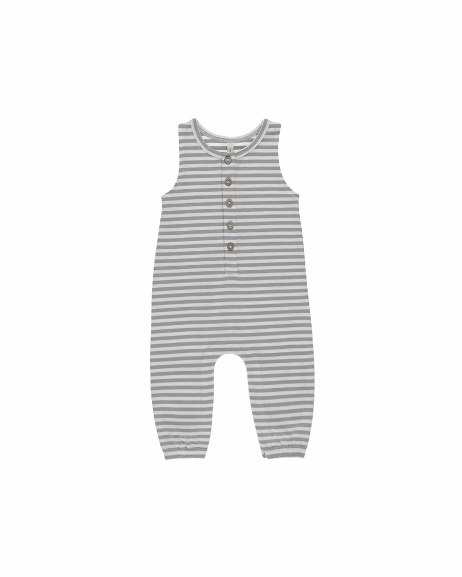 Quincy Mae Jumpsuits & Rompers Sleeveless Jumpsuit - Blue Stripe