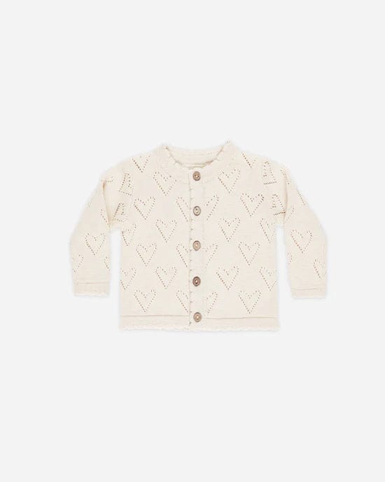 Quincy Mae Outerwear Knit Cardigan - Ivory