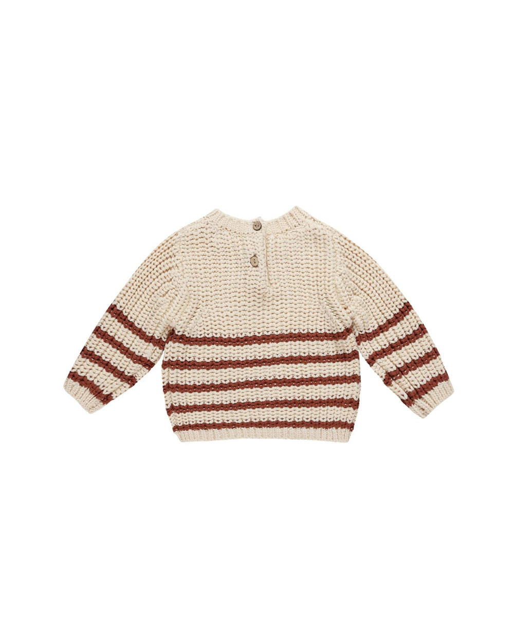 Quincy Mae Sweater Rex Sweater - Cranberry Stripe