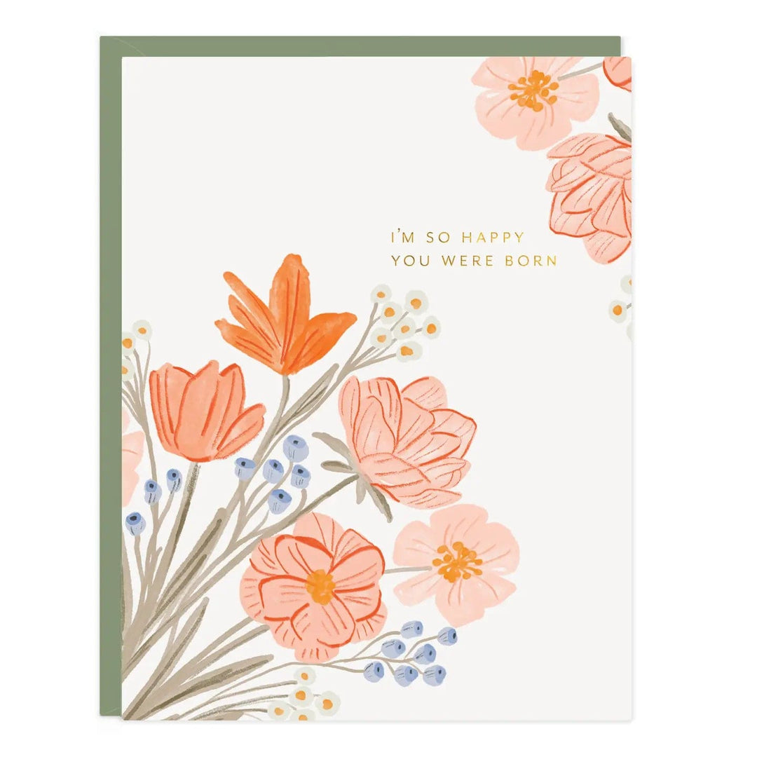 Ramona & Ruth Card Born Flowers Card