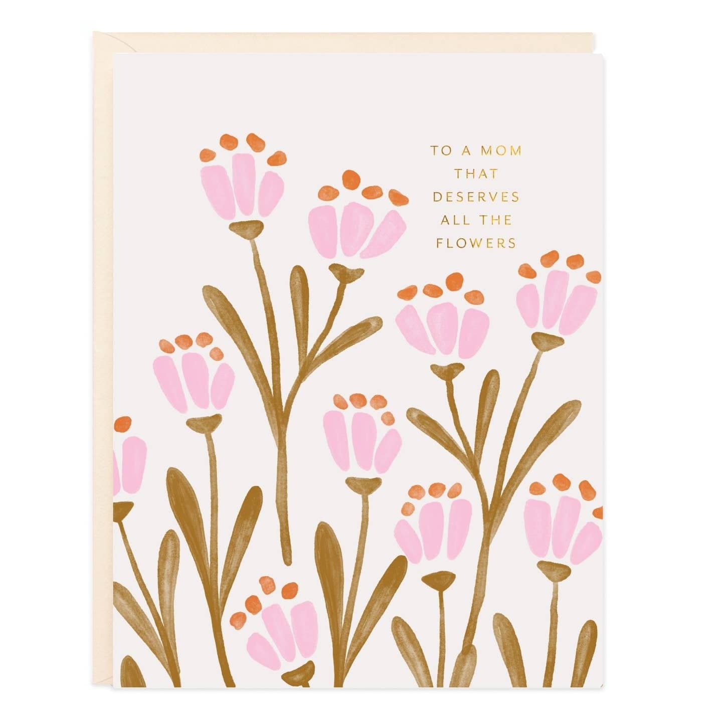 Ramona & Ruth Card Mom Deserves Flowers Card