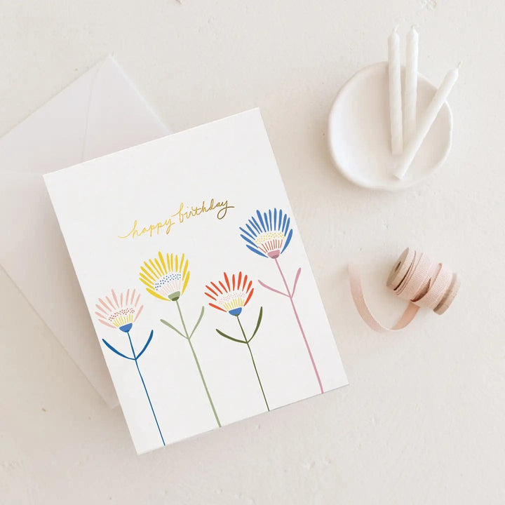 Ramona & Ruth Card Perky Petals Birthday Card