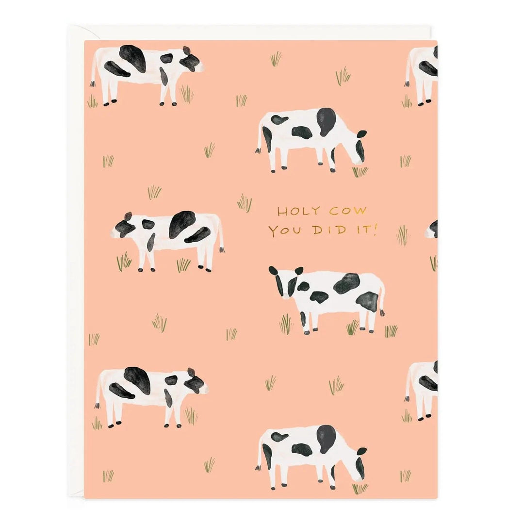 Ramona & Ruth Cards Cow Congrats Card