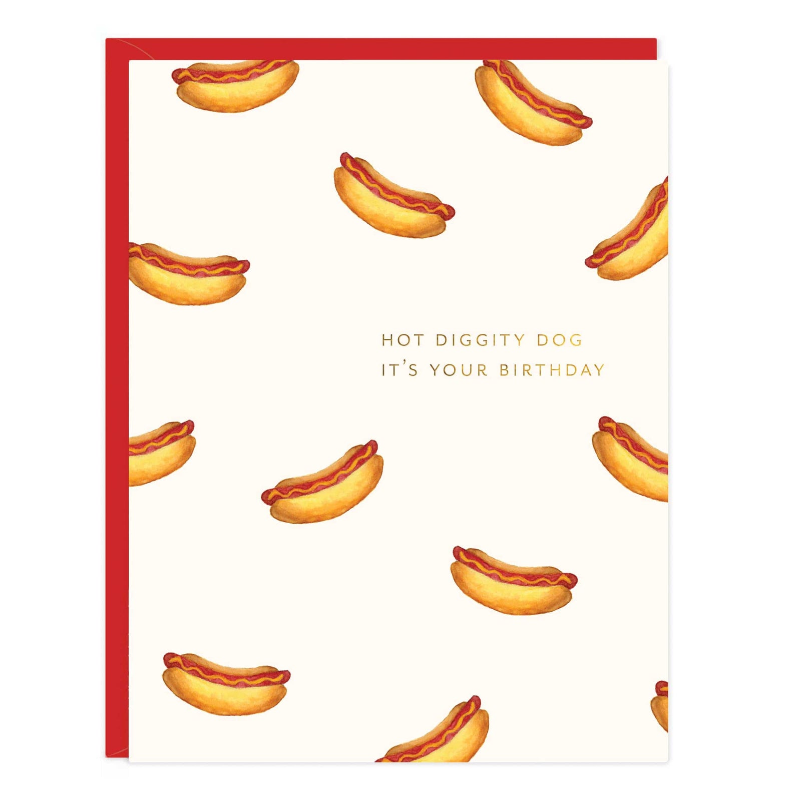 Ramona & Ruth Cards Hot Dog Birthday Card