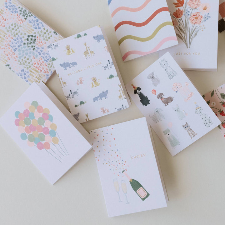 Ramona & Ruth Cards Welcome Animals Mini Card