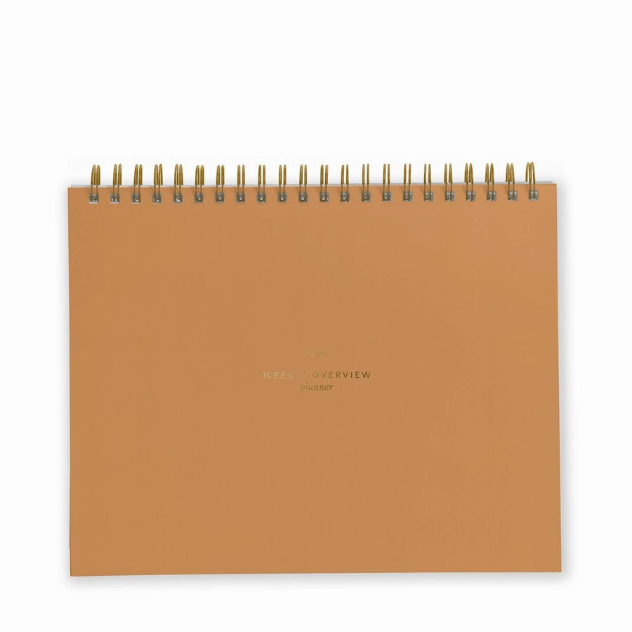 Ramona & Ruth Journal Weekly Overview Planner in Mustard
