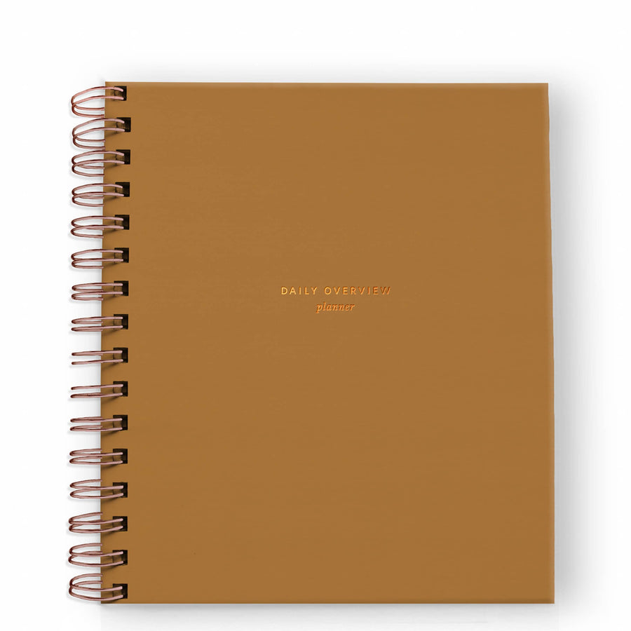 Ramona & Ruth paper Daily Overview Planner | Mustard // Undated