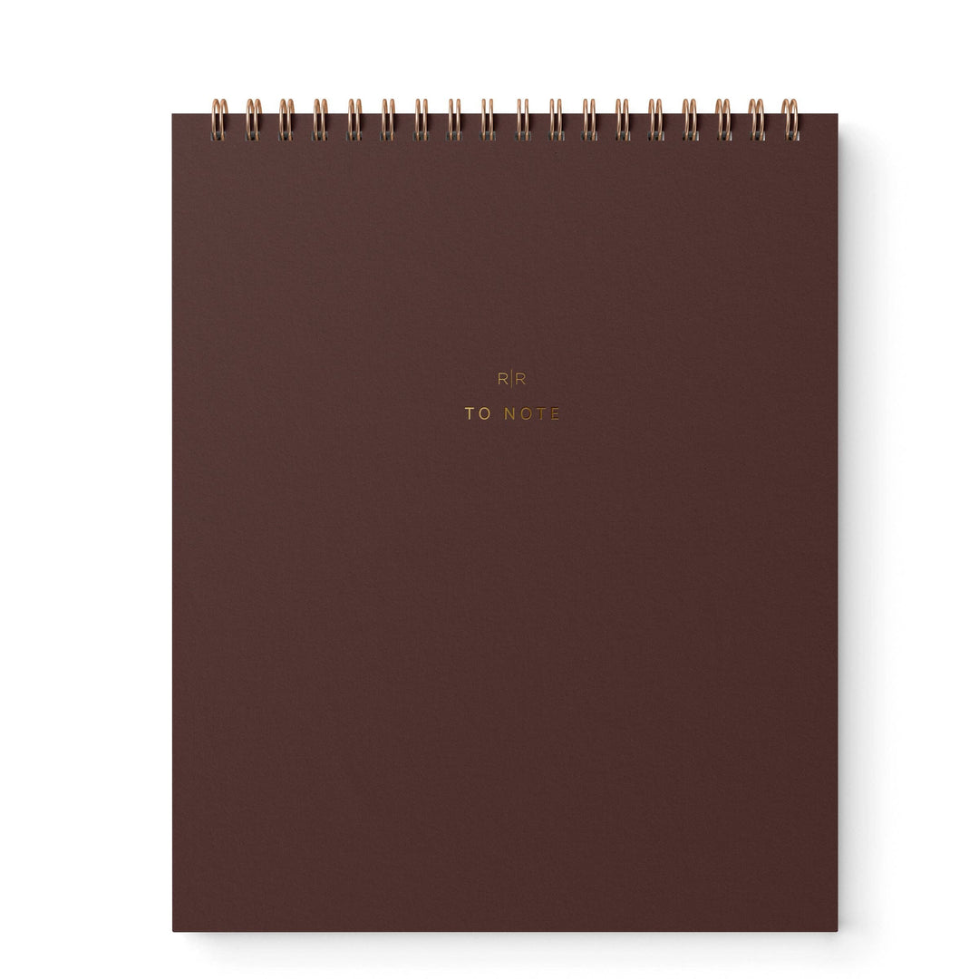 Ramona & Ruth Paper Mocha To Note Lined Notebook | Assorted Colors