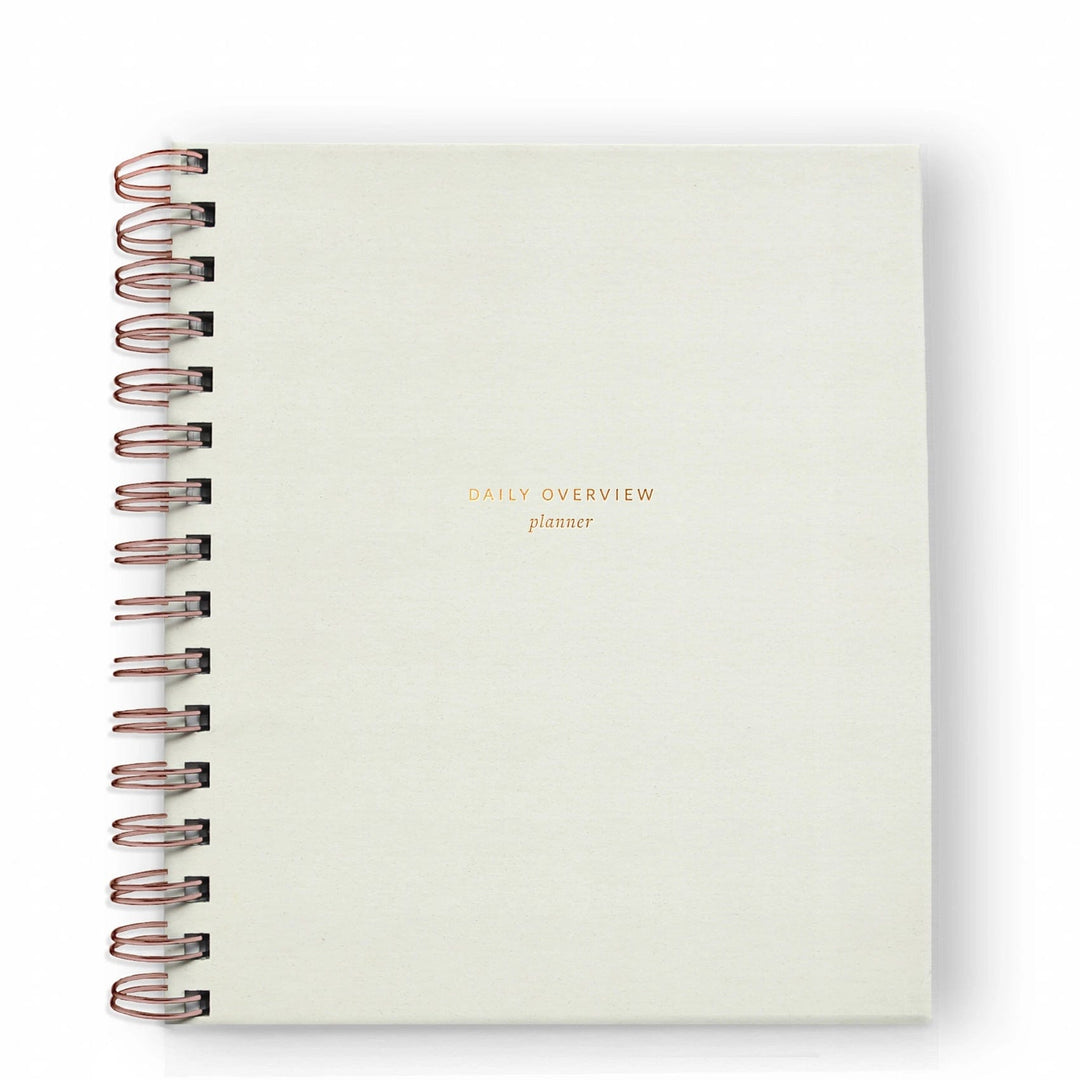 Ramona & Ruth Planner Chalk White Daily Overview Undated Planner