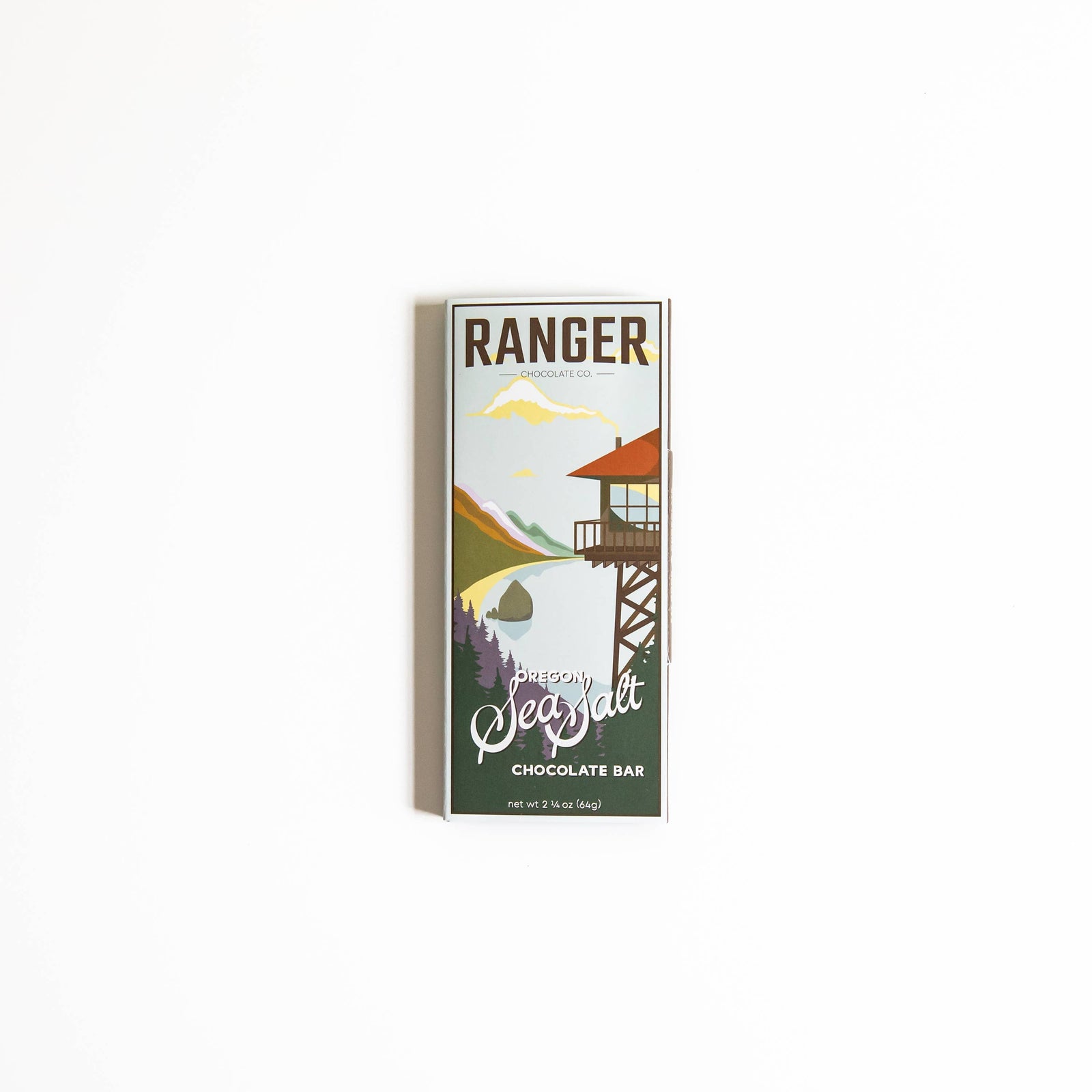 Ranger Chocolate Co. Treats 2 1/4 oz. Oregon Sea Salt Chocolate Bar