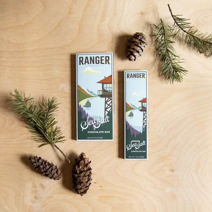 Ranger Chocolate Co. Treats Oregon Sea Salt Chocolate Bar