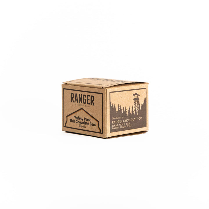Ranger Chocolate Co. Treats Variety Pack, Thin Chocolate Bars, 12-pack