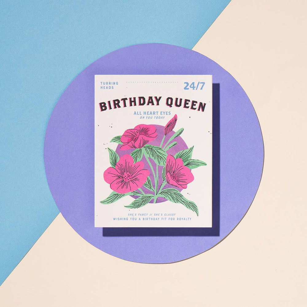 Red Cap Cards Card Birthday Queen Card