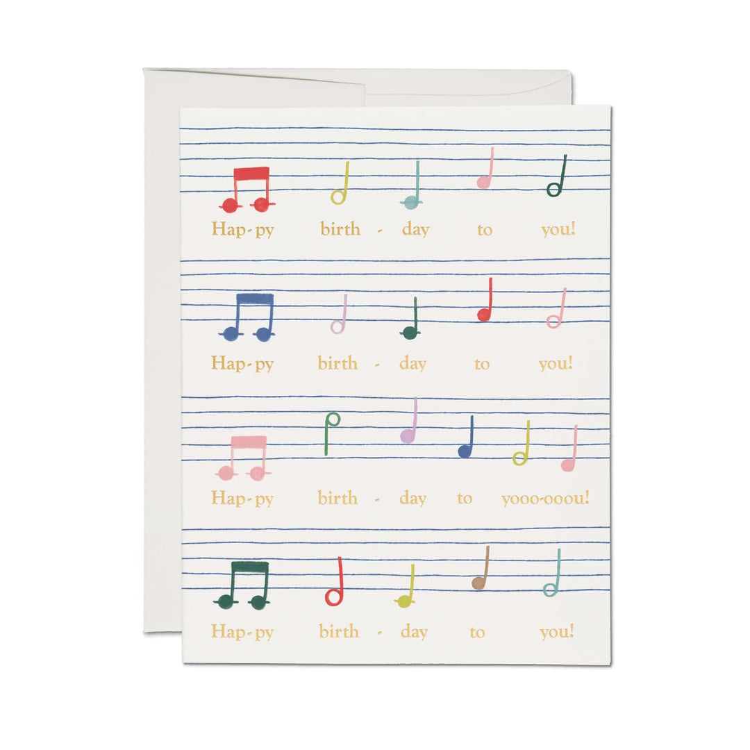 Red Cap Cards Card Birthday Song greeting card