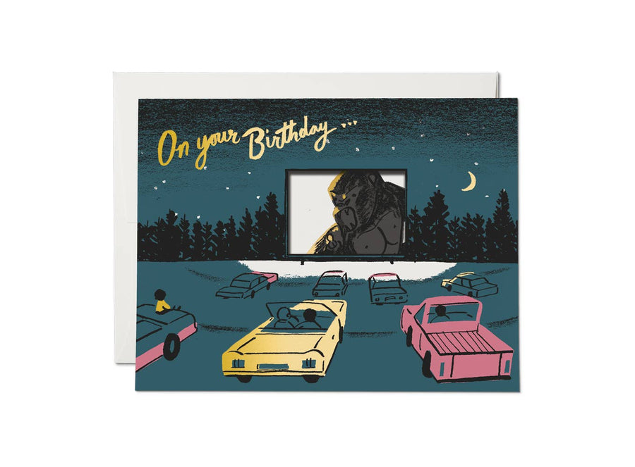 Red Cap Cards Card King Kong Birthday Card