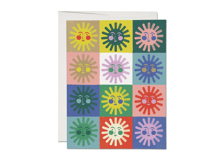 Red Cap Cards Card Little Suns Greeting Card