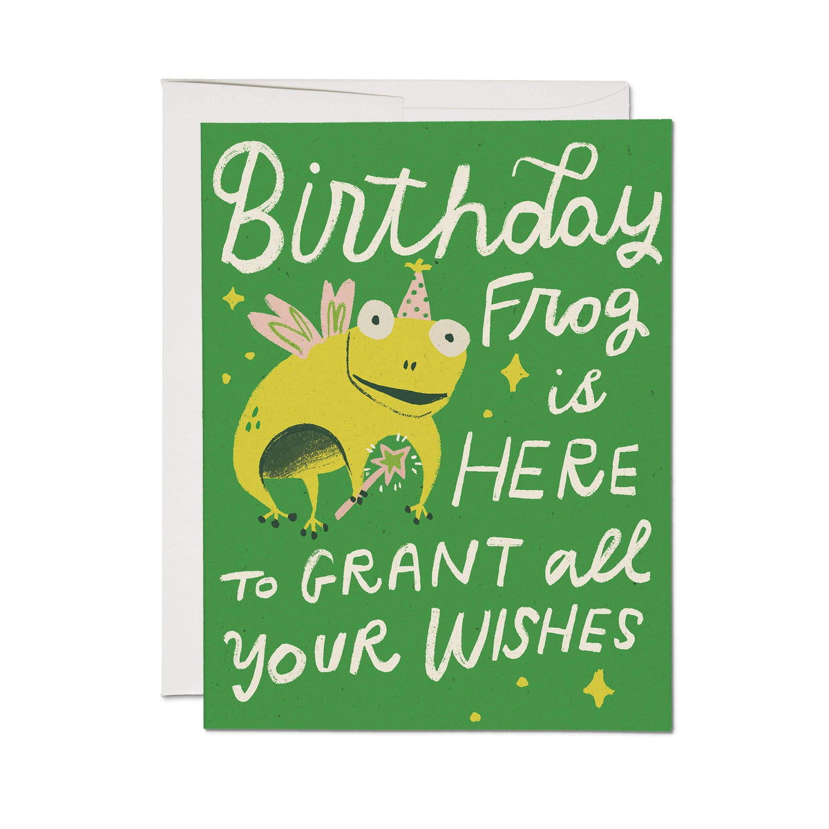 Red Cap Cards Cards Birthday Frog greeting card