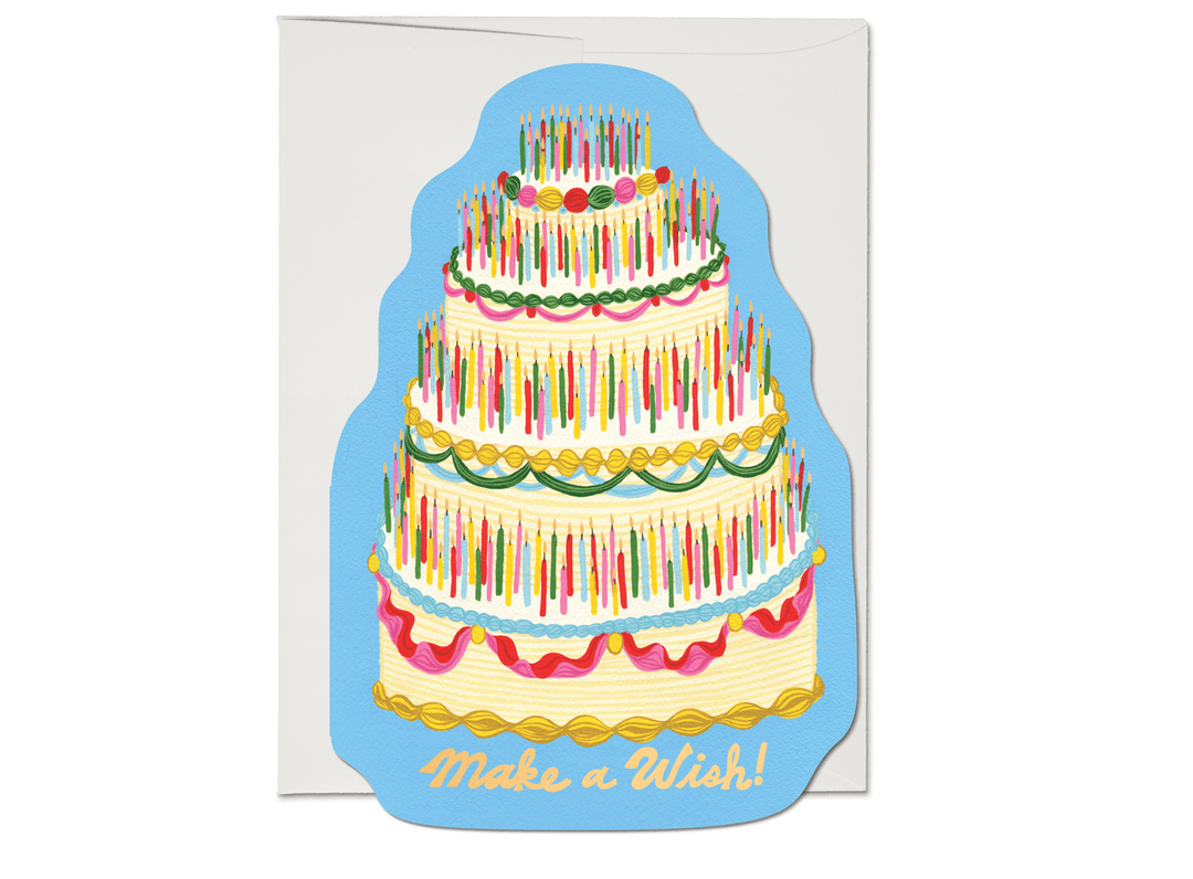 Red Cap Cards Cards Make a Wish birthday greeting card