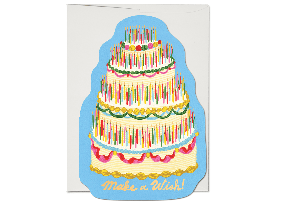 Red Cap Cards Cards Make a Wish birthday greeting card