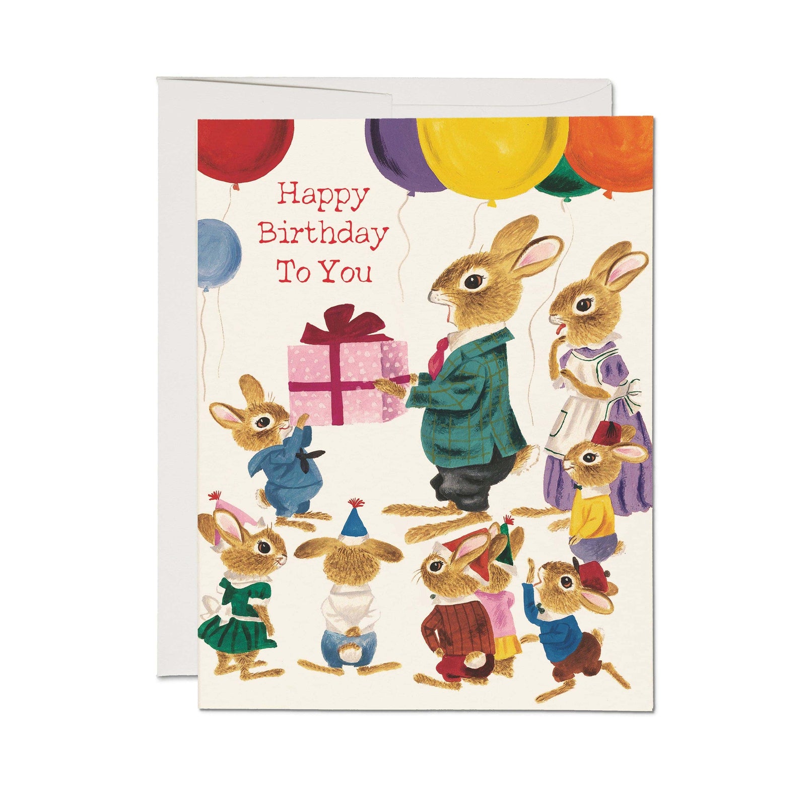 Red Cap Cards Cards Richard Scarry Rabbit Party greeting card