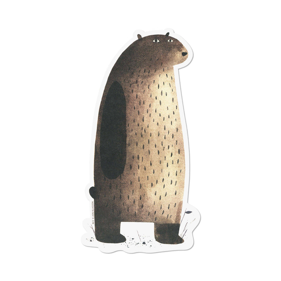 Red Cap Cards Cards The Bear sticker