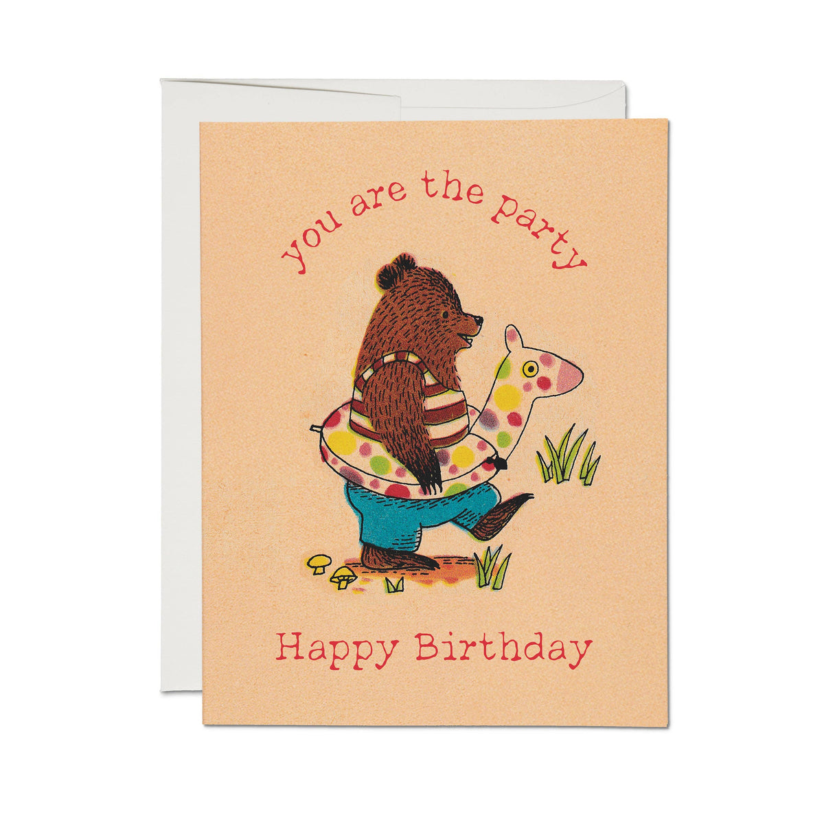 Red Cap Cards Cards You Are the Party greeting card