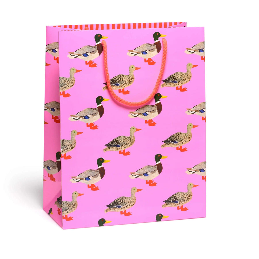 Red Cap Cards Gift Bag Quacky Birthday Large Gift Bag