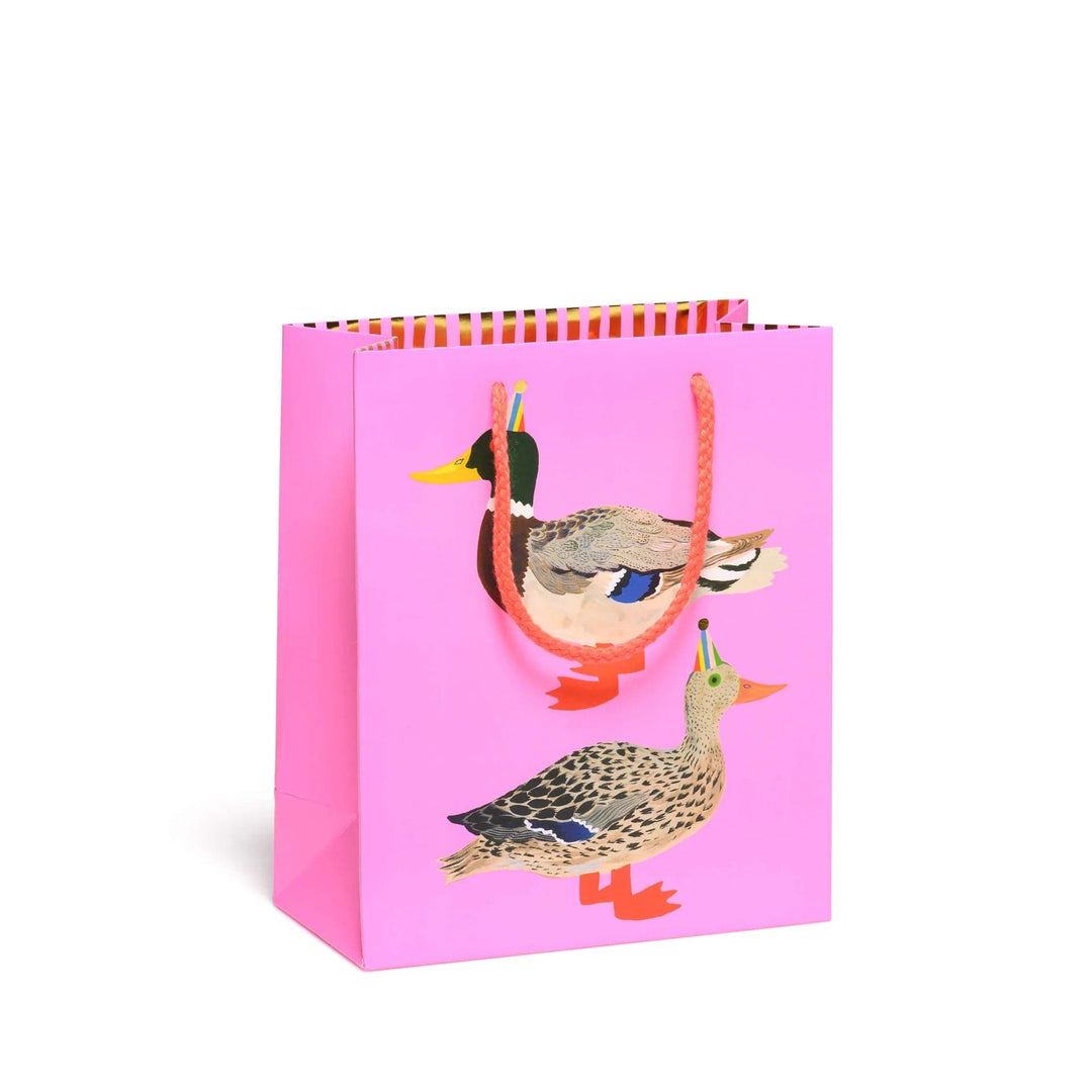 Red Cap Cards Gift Bag Quacky Birthday Medium Gift Bag