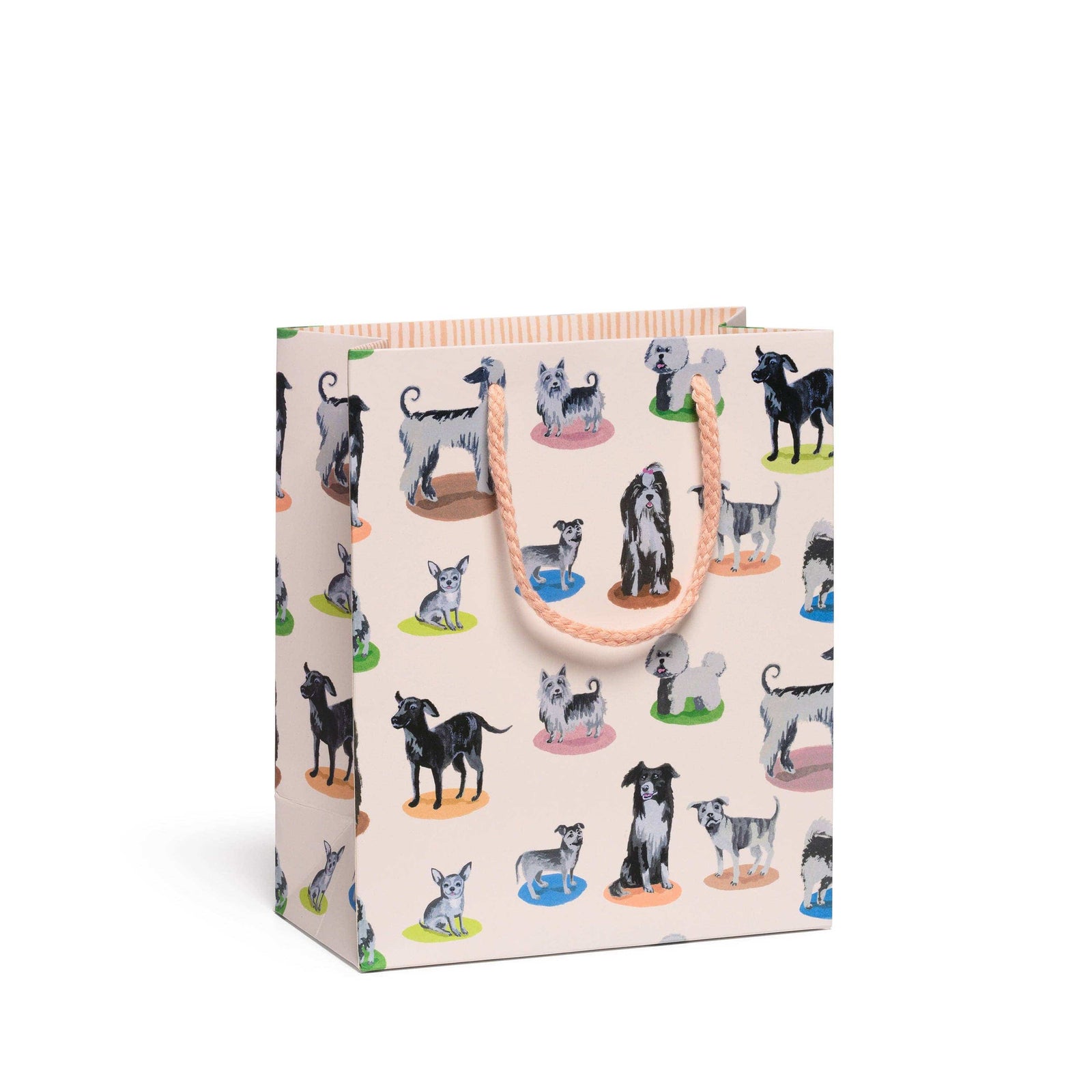 Red Cap Cards Party Doggies Medium Gift Bag