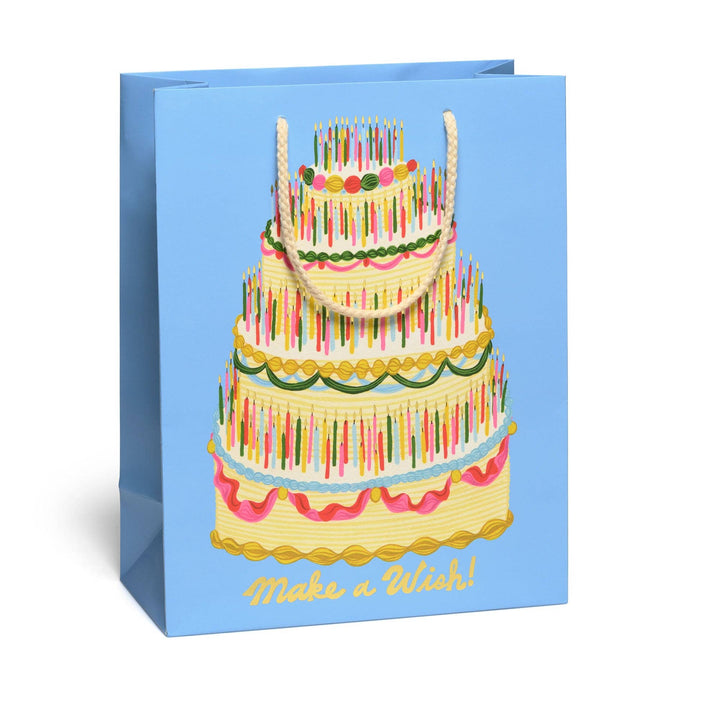 Red Cap Cards Party Large Make a Wish gift bags
