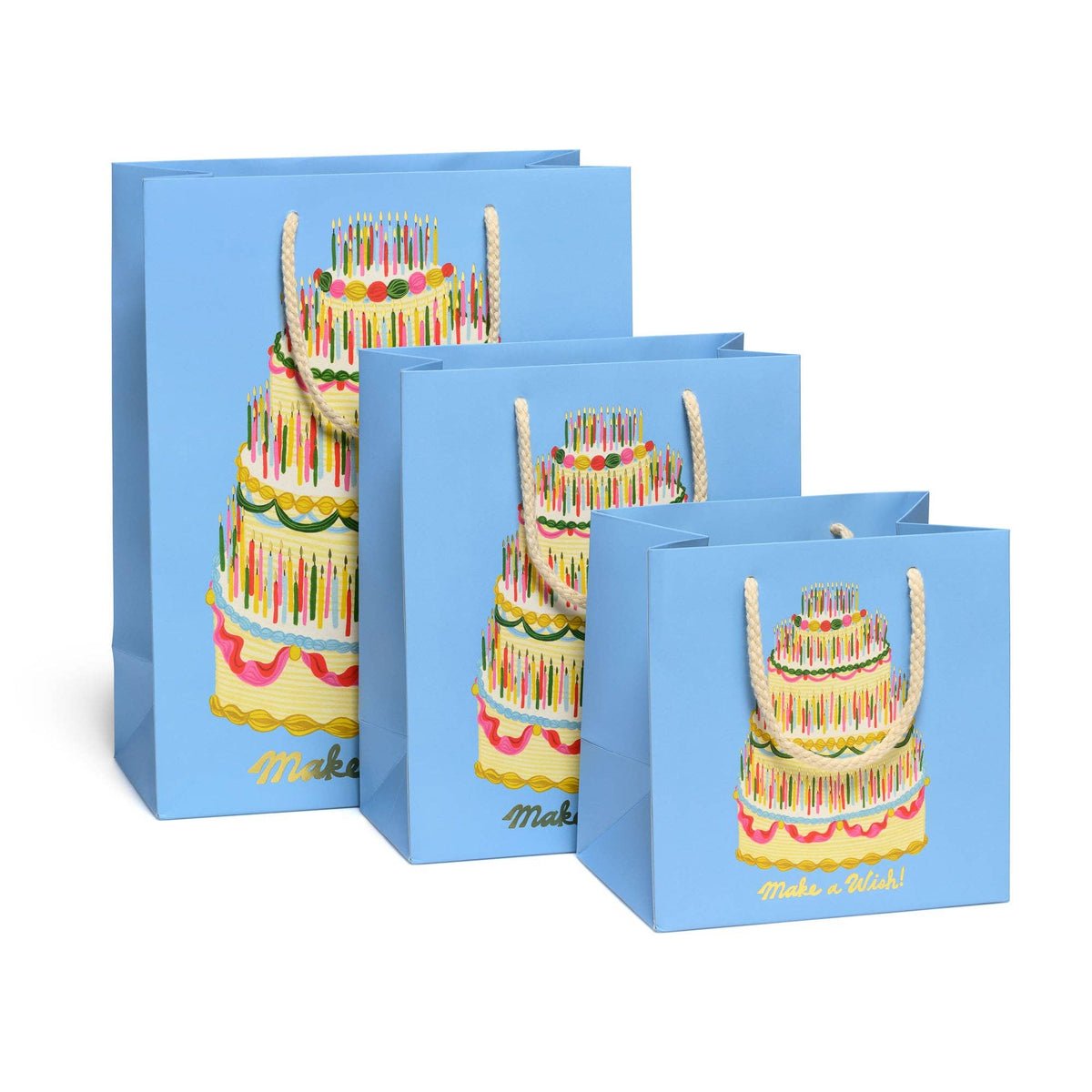 Red Cap Cards Party Make a Wish gift bags