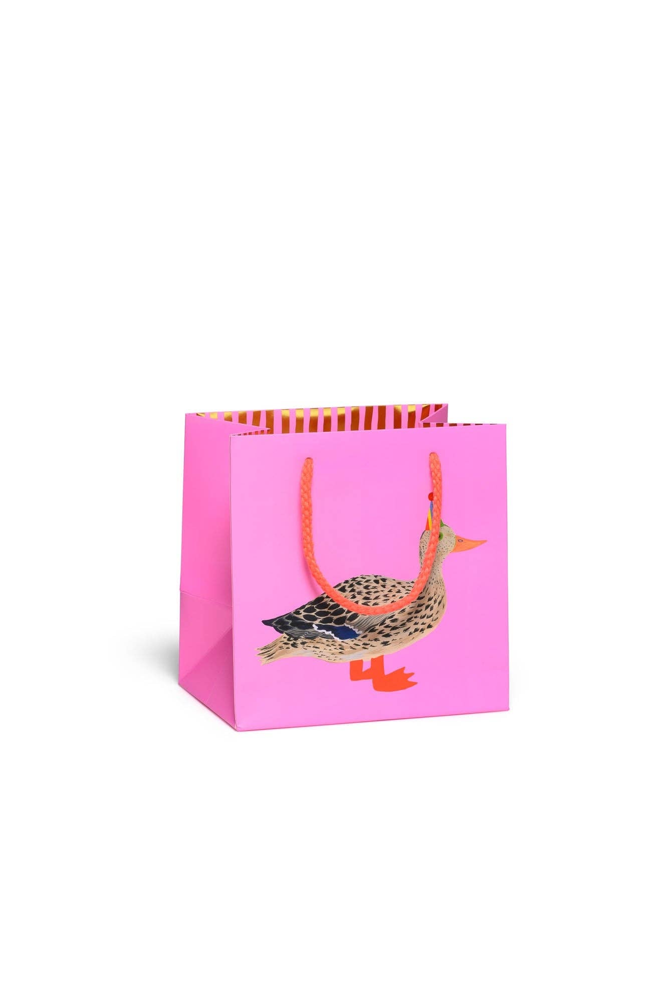 Red Cap Cards Party Quacky Birthday Small Gift Bag