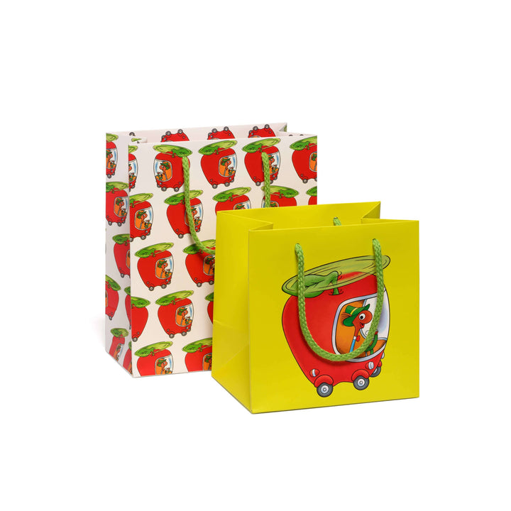 Red Cap Cards Party Richard Scarry Lowly's Apple Car Gift Bags
