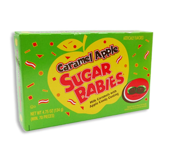 Redstone Foods Candy Caramel Apple Sugar Babies Theater Box