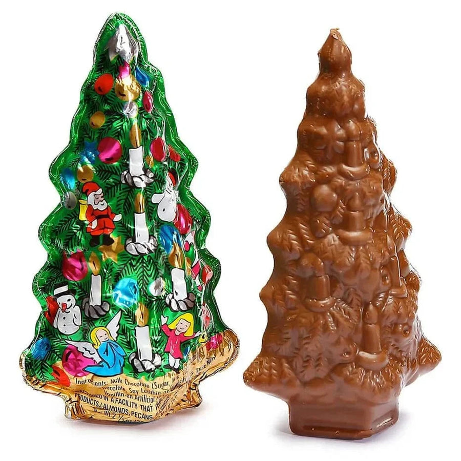 Redstone Foods Candy Madelaine Foiled Semi-Solid Milk Chocolate Christmas Trees