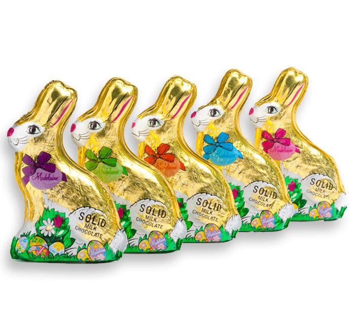 Redstone Foods Sweet Treats Madelaine Sitting Rabbit - Solid Milk Foiled