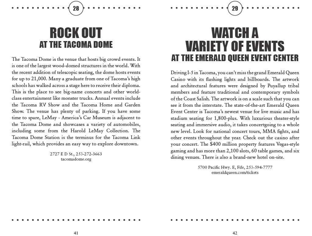 Reedy Press Gifts 100 Things to Do in Tacoma Before You Die, Second Edition