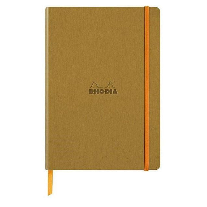 Rhodia Notebook Gold Rhodia A5 Soft Cover Rhodiarama Dot Grid Notebook 5 ½ x 8 ¾ "