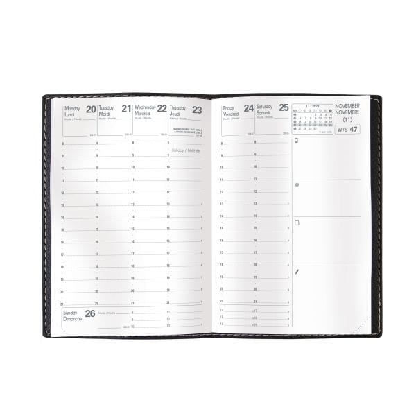 Rhodia Notebook Quo Vadis 2023-2024 University Weekly Planner - Soho Blue
