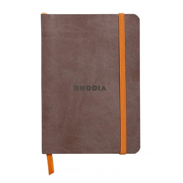 Rhodia Paper Chocolate Rhodia Softcover Notebook 9.75" x 7.5" - Lined