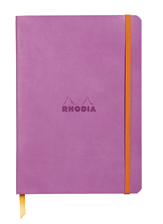 Rhodia Paper Lilac Rhodia Softcover Notebook 9.75" x 7.5" - Lined