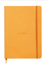 Rhodia Paper Orange Rhodia Softcover Notebook 9.75" x 7.5" - Lined