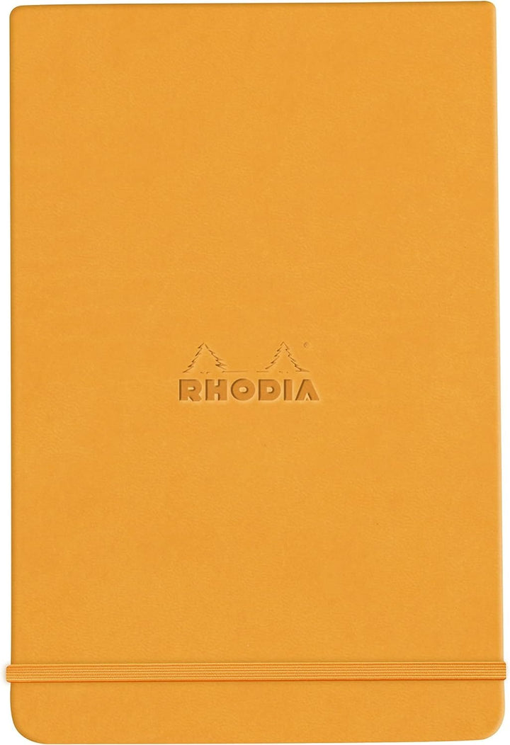 Rhodia Paper Orange Rhodia Webnotepads, A5 Lined