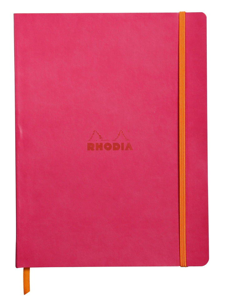 Rhodia Paper Raspberry Rhodia Rhodiarama Webnotebook Softcover 9.75" x 7.5"