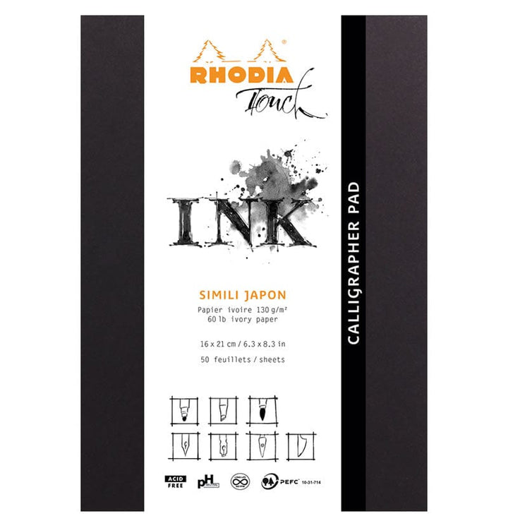 Rhodia Paper Rhodia Touch Calligraphy Pad, A5+