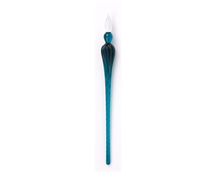 Rhodia Pen Turquoise Round Glass Pen