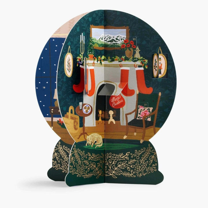 Rifle Paper Co. Advent Calendar Snow Globe Advent Calendar