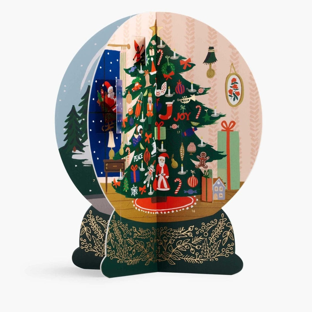 Rifle Paper Co. Advent Calendar Snow Globe Advent Calendar